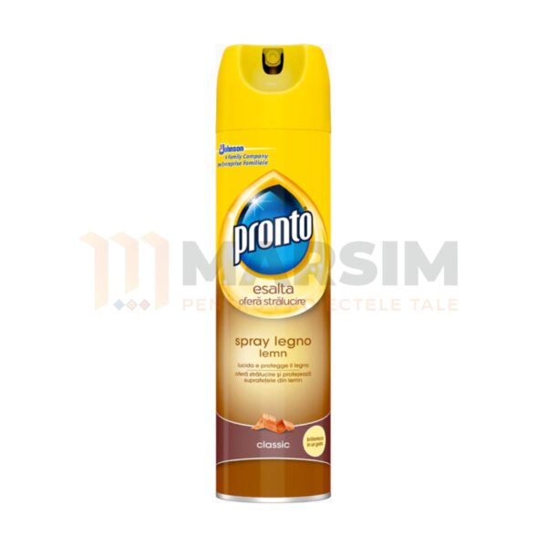 Spray Îngrijire și curățare mobilă lemn Pronto Classic, 300 ml